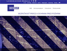 Tablet Screenshot of benmar.sk